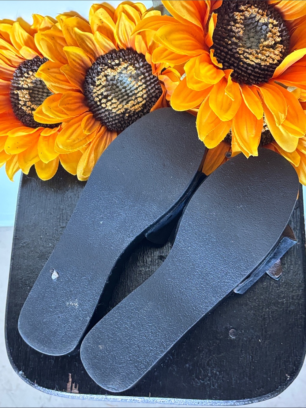 Free People Westtown Slide Leather Wooden Clog Sandals Suede Size 39 - Picture 8 of 10